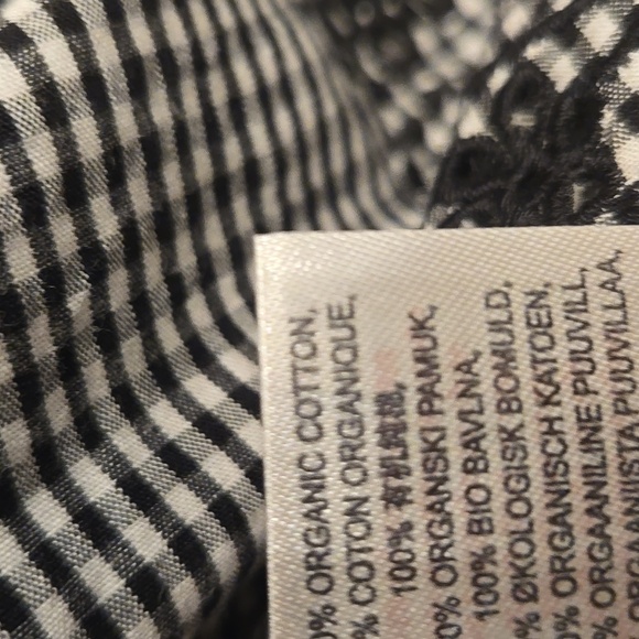 Damson Madder Keeley Gingham Cotton Midi Skirt Black EU Size 14 (See Measuremen) - Picture 8 of 10